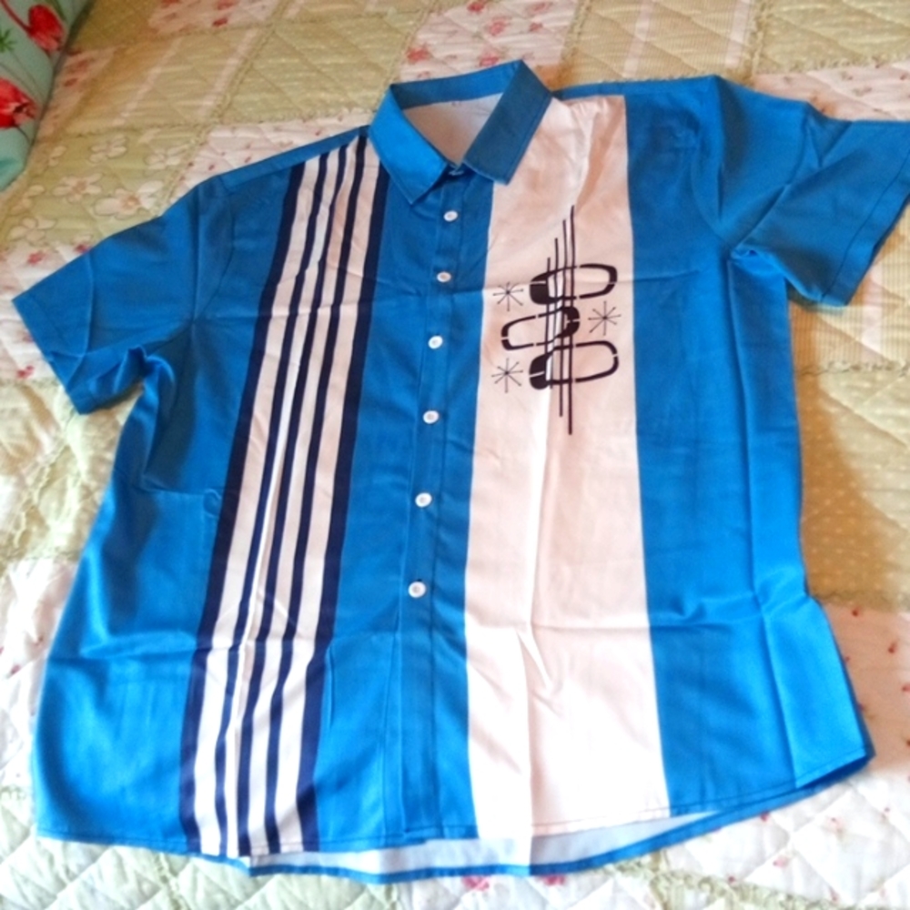 Men's Retro Look Shirt - Picture 5 of 6
